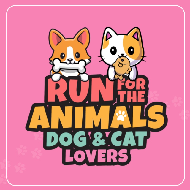 RUN FOR THE ANIMALS - DOG & CAT LOVERS