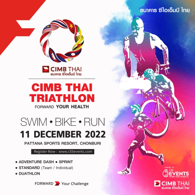 CIMB THAI TRIATHLON FORWARD YOUR HEALTH 2022